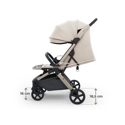 KINDERKRAFT SELECT - Αθλητικό παιδικό καρότσι NUBI 3 Sand Beige