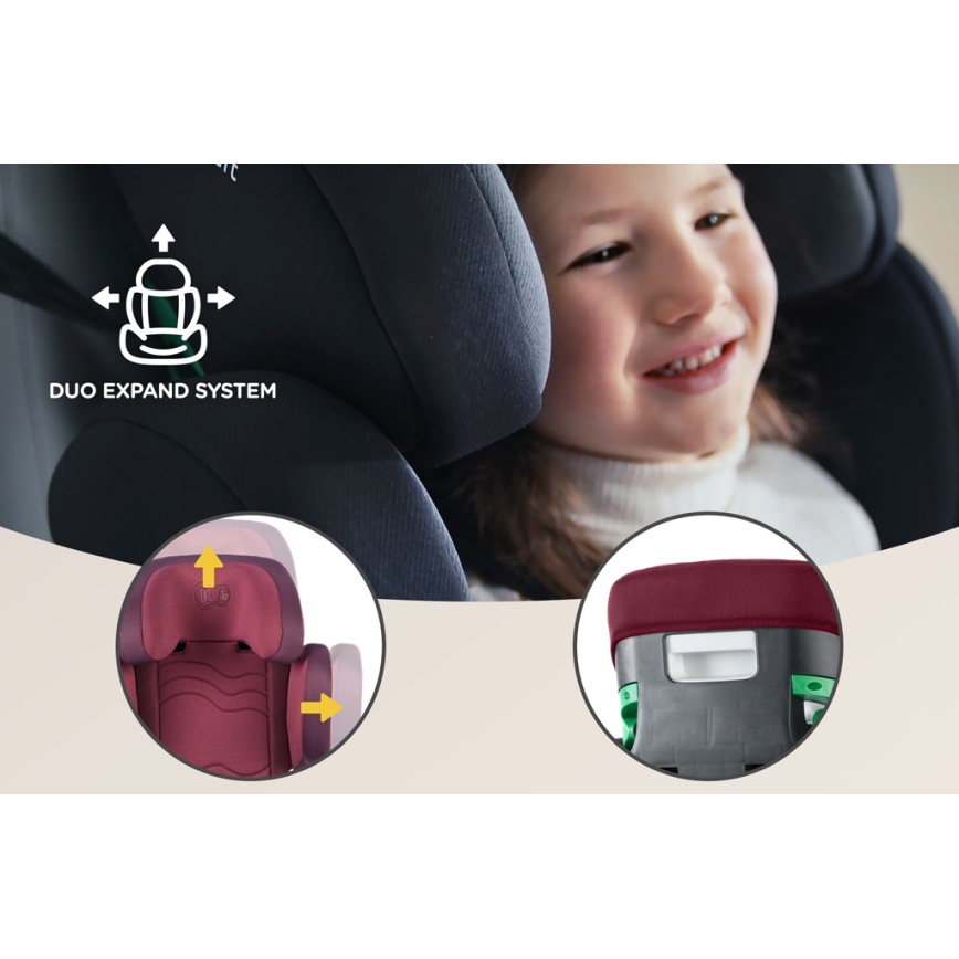 KINDERKRAFT SELECT - Κάθισμα αυτοκινήτου XPAND 2 i-Size (100-150 cm) Premium Cherry pearl