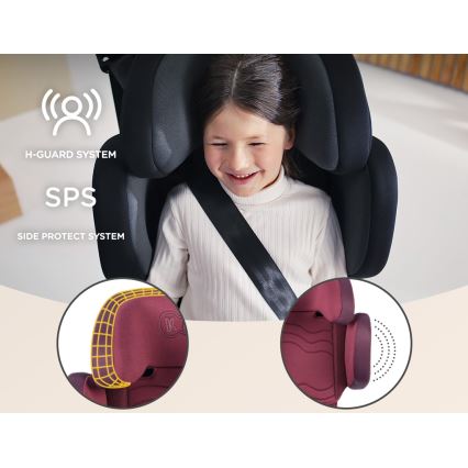 KINDERKRAFT SELECT - Κάθισμα αυτοκινήτου XPAND 2 i-Size (100-150 cm) Premium Cherry pearl
