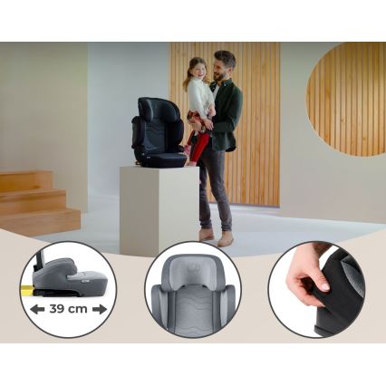 KINDERKRAFT SELECT - Κάθισμα αυτοκινήτου XPAND 2 i-Size (100-150 cm) Premium Ρουκέτα γκρι