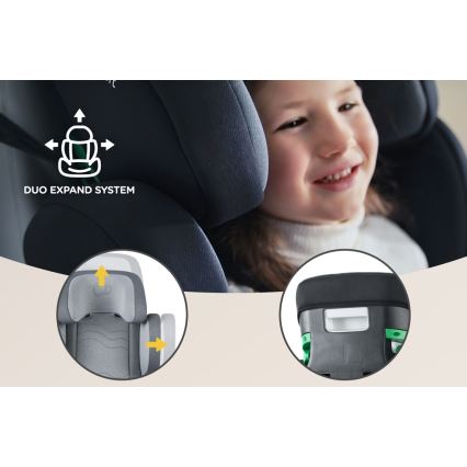 KINDERKRAFT SELECT - Κάθισμα αυτοκινήτου XPAND 2 i-Size (100-150 cm) Premium Ρουκέτα γκρι