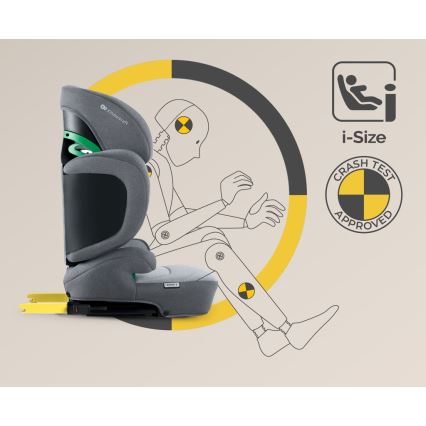 KINDERKRAFT SELECT - Κάθισμα αυτοκινήτου XPAND 2 i-Size (100-150 cm) Premium Ρουκέτα γκρι