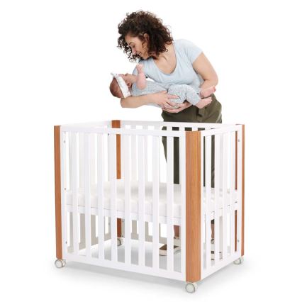 KINDERKRAFT SELECT - KOYA Premium βρεφικό κρεβάτι 4 σε 1 οξιά/πεύκο