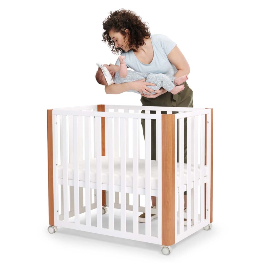 KINDERKRAFT SELECT - KOYA Premium βρεφικό κρεβάτι 4 σε 1 οξιά/πεύκο