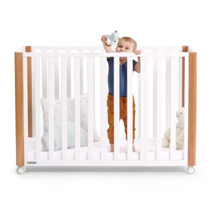 KINDERKRAFT SELECT - KOYA Premium βρεφικό κρεβάτι 4 σε 1 οξιά/πεύκο