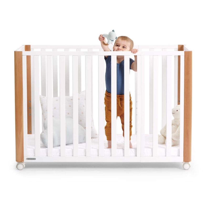 KINDERKRAFT SELECT - KOYA Premium βρεφικό κρεβάτι 4 σε 1 οξιά/πεύκο