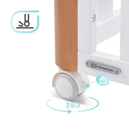 KINDERKRAFT SELECT - KOYA Premium βρεφικό κρεβάτι 4 σε 1 οξιά/πεύκο