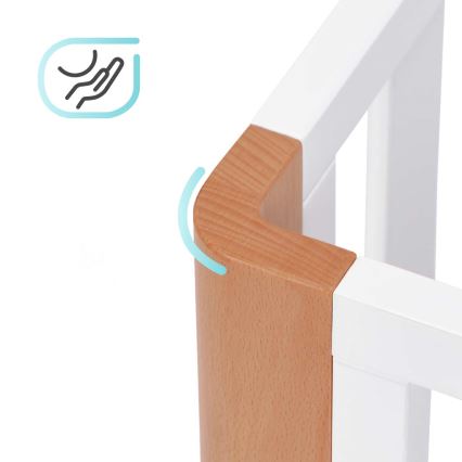 KINDERKRAFT SELECT - KOYA Premium βρεφικό κρεβάτι 4 σε 1 οξιά/πεύκο