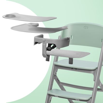 KINDERKRAFT SELECT - Παιδική καρέκλα φαγητού 3 σε 1 LIVY Premium Ελιά πράσινο