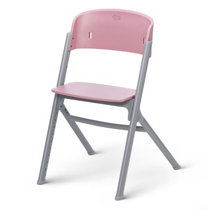 KINDERKRAFT SELECT - Παιδική καρέκλα φαγητού 3 σε 1 LIVY Premium Aster pink + ανακλινόμενο καθισματάκι CALMEE