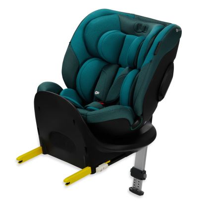 KINDERKRAFT SELECT - Παιδικό κάθισμα αυτοκινήτου με περιστρεφόμενη βάση I-FIX (40-150 cm) Harbor blue
