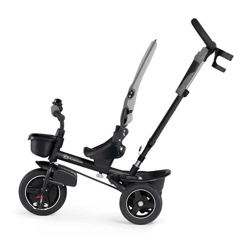 KINDERKRAFT - Παιδικό τρίκυκλο ποδήλατο 5σε1 SPINSTEP γκρι