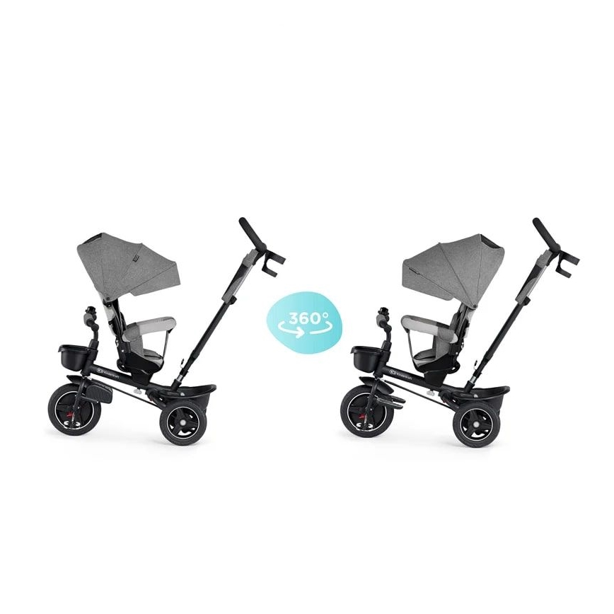 KINDERKRAFT - Παιδικό τρίκυκλο ποδήλατο 5σε1 SPINSTEP γκρι