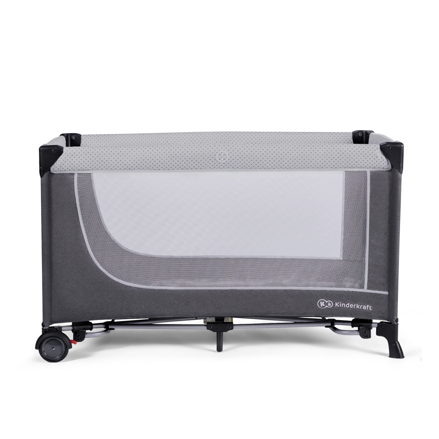 KINDERKRAFT SELECT - Παρκοκρέβατο LEODY γκρι