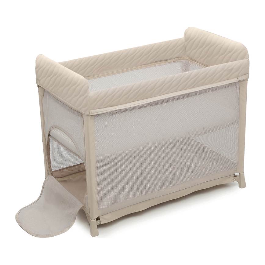 KINDERKRAFT SELECT - Παρκοκρέβατο MOON DREAM μπεζ