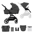 KINDERKRAFT SELECT - Πολυκαρότσι 2σε1 YOXI Moonlight γκρι