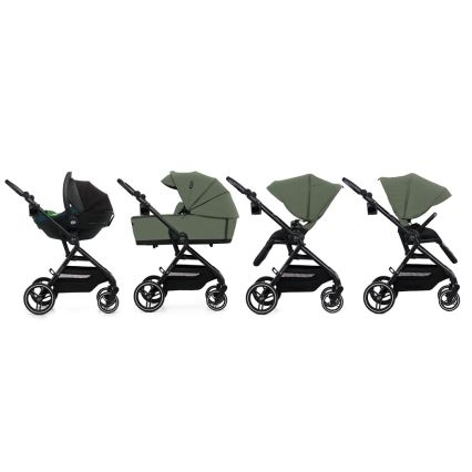 KINDERKRAFT SELECT - Αθλητικό καρότσι 2 σε 1 YOXI Mystic green