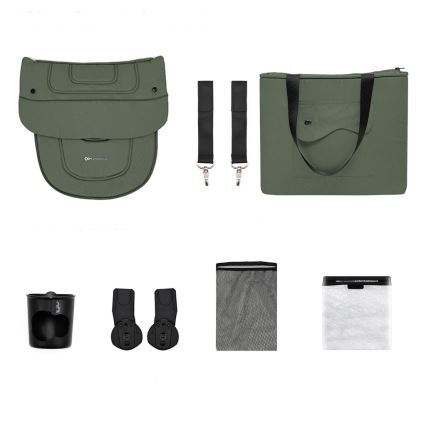 KINDERKRAFT SELECT - Αθλητικό καρότσι 2 σε 1 YOXI Mystic green