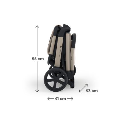 KINDERKRAFT SELECT - Αθλητικό παιδικό καρότσι NUBI 3 Sand Beige