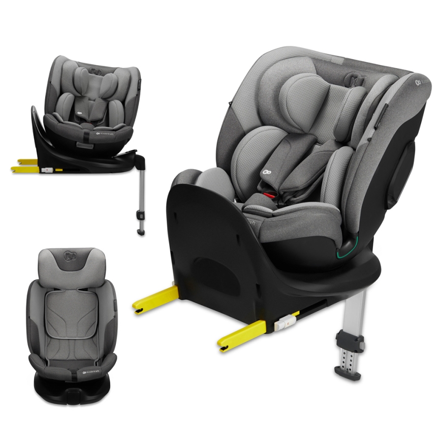 KINDERKRAFT SELECT - Κάθισμα αυτοκινήτου I-FIX (40-150 cm) Cool γκρι