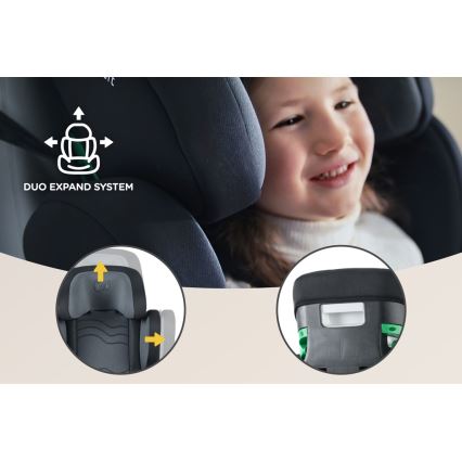 KINDERKRAFT SELECT - Κάθισμα αυτοκινήτου XPAND 2 i-Size (100-150cm) Premium Graphite μαύρο