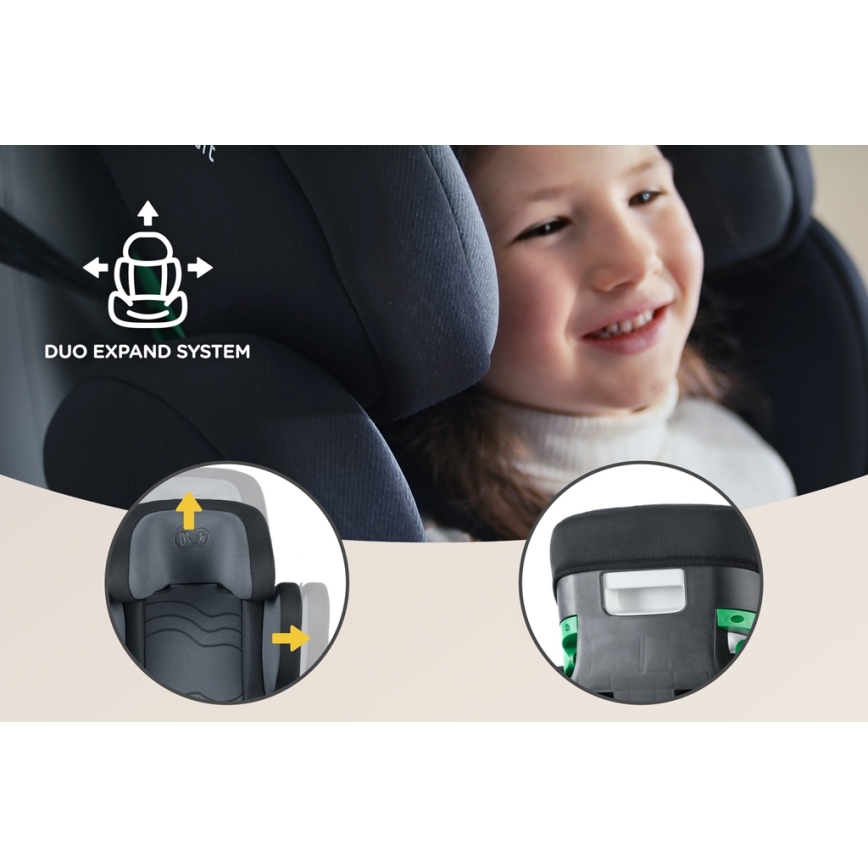 KINDERKRAFT SELECT - Κάθισμα αυτοκινήτου XPAND 2 i-Size (100-150cm) Premium Graphite μαύρο