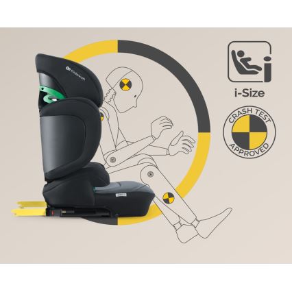 KINDERKRAFT SELECT - Κάθισμα αυτοκινήτου XPAND 2 i-Size (100-150cm) Premium Graphite μαύρο