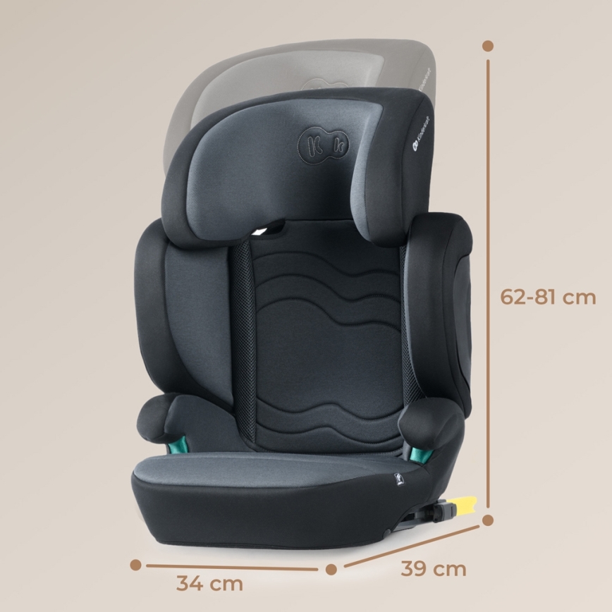KINDERKRAFT SELECT - Κάθισμα αυτοκινήτου XPAND 2 i-Size (100-150cm) Premium Graphite μαύρο