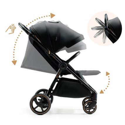 KINDERKRAFT SELECT - Καροτσάκι MITZY Ink μαύρο