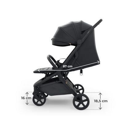 KINDERKRAFT SELECT - Παιδικό αθλητικό καρότσι NUBI 3 Midnight Black