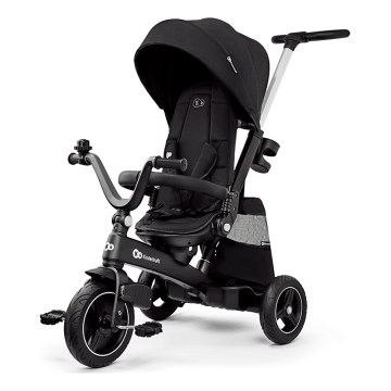 KINDERKRAFT SELECT - Παιδικό τρίκυκλο ποδήλατο 5σε1 EASYTWIST Premium μαύρο