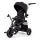 KINDERKRAFT SELECT - Παιδικό τρίκυκλο ποδήλατο 5σε1 EASYTWIST Premium μαύρο