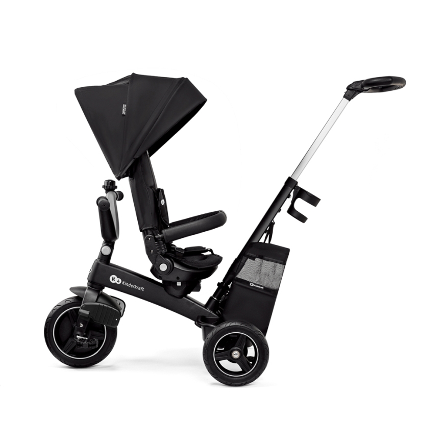 KINDERKRAFT SELECT - Παιδικό τρίκυκλο ποδήλατο 5σε1 EASYTWIST Premium μαύρο