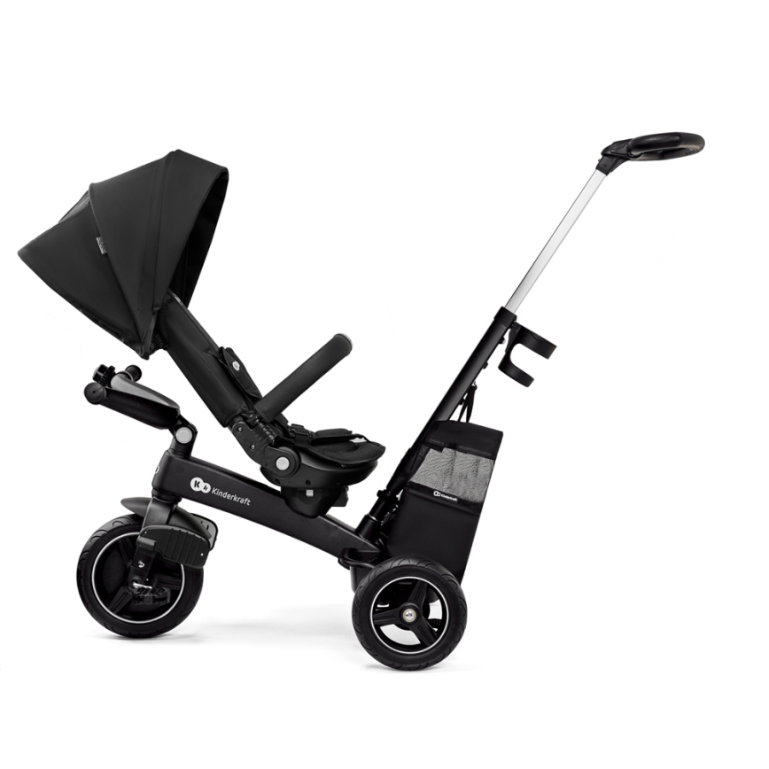 KINDERKRAFT SELECT - Παιδικό τρίκυκλο ποδήλατο 5σε1 EASYTWIST Premium μαύρο