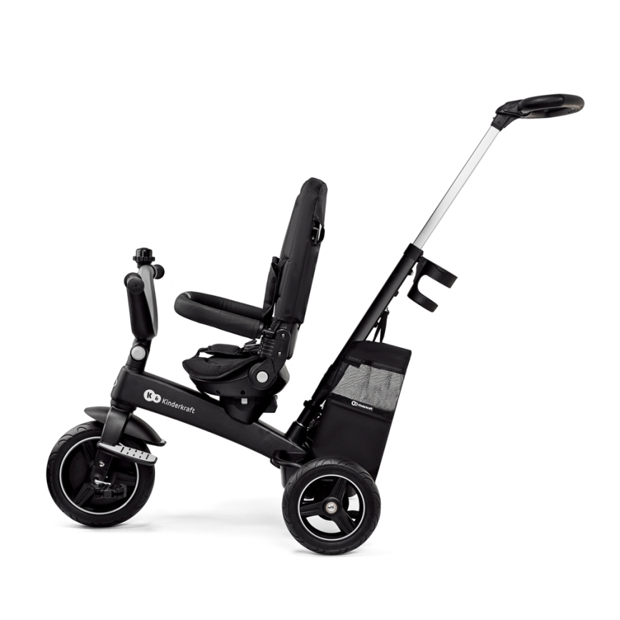 KINDERKRAFT SELECT - Παιδικό τρίκυκλο ποδήλατο 5σε1 EASYTWIST Premium μαύρο