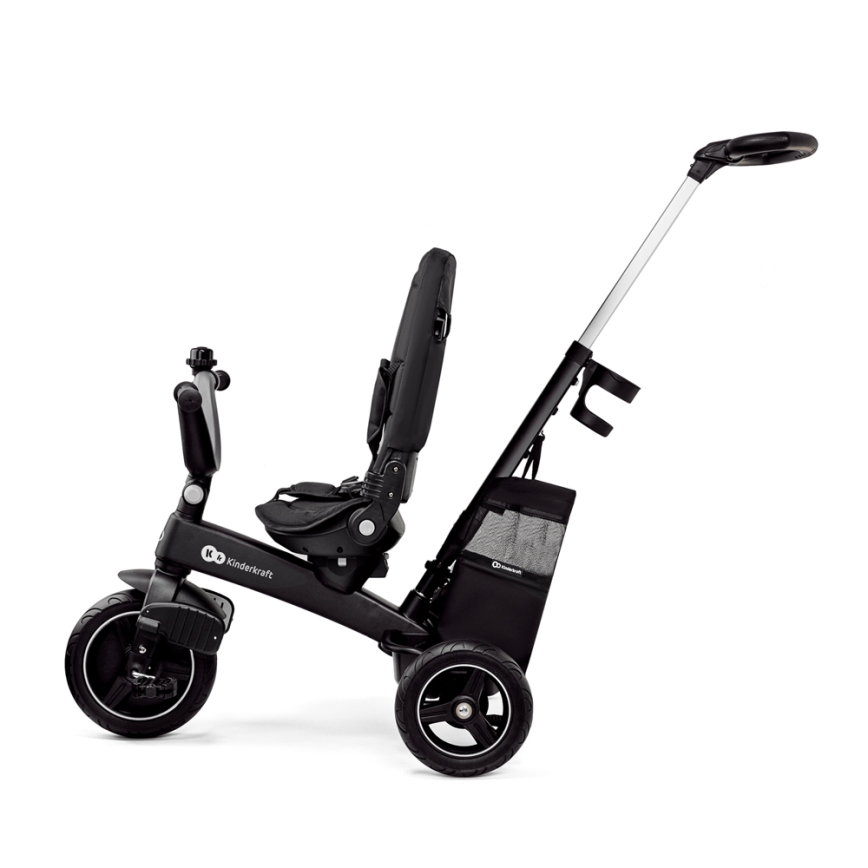 KINDERKRAFT SELECT - Παιδικό τρίκυκλο ποδήλατο 5σε1 EASYTWIST Premium μαύρο