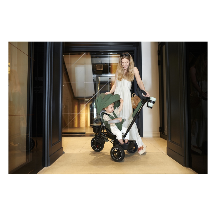 KINDERKRAFT SELECT - Παιδικό τρίκυκλο ποδήλατο SPINSTEP Premium πράσινο