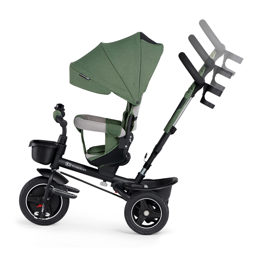 KINDERKRAFT SELECT - Παιδικό τρίκυκλο ποδήλατο SPINSTEP Premium πράσινο