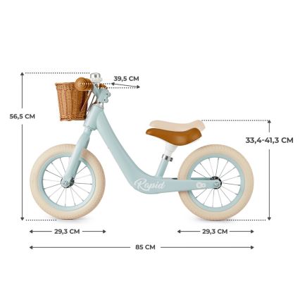 KINDERKRAFT SELECT - Ποδήλατο Ισορροπίας RAPID2 Blue breeze