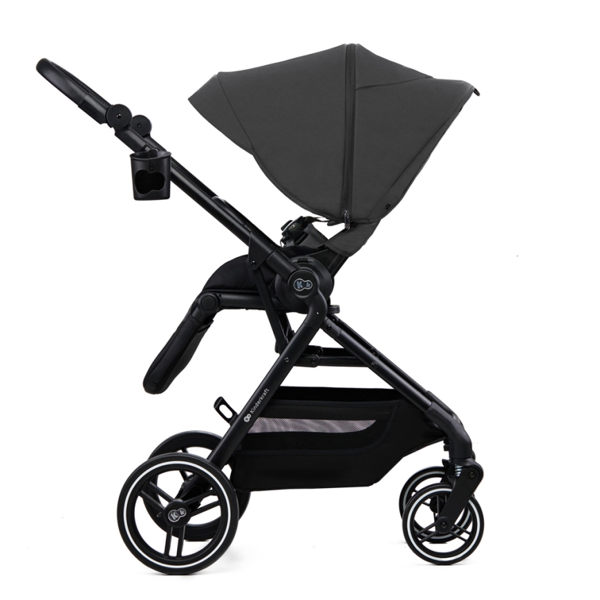KINDERKRAFT SELECT - Πολυκαρότσι 2σε1 YOXI Moonlight γκρι