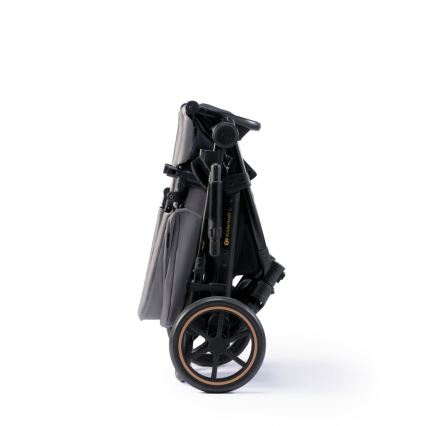 KINDERKRAFT SELECT - Πολυκαρότσι 3σε1 PRIME 2 Premium Shadow γκρι + κάθισμα αυτοκινήτου