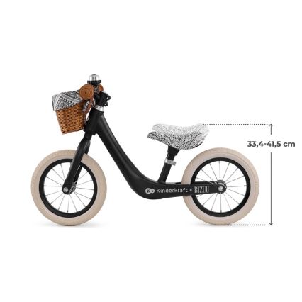 KINDERKRAFT - Ισορροπιστικό ποδήλατο RAPID 2 Lunar Black Bizuu