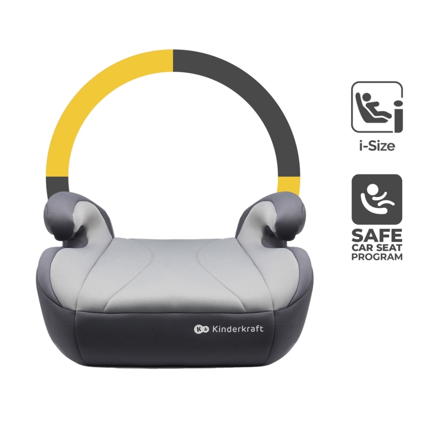 KINDERKRAFT - Κάθισμα αυτοκινήτου booster I-BOOST i-Size 135-150 cm γκρι