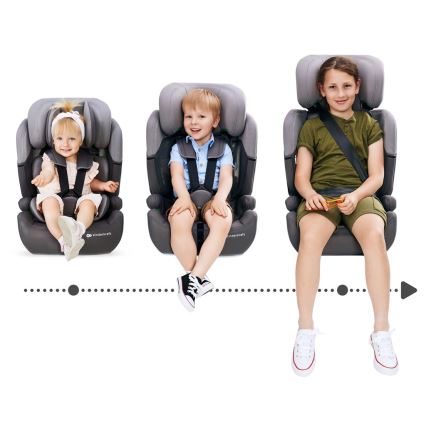 KINDERKRAFT - Κάθισμα αυτοκινήτου COMFORT UP i-Size (76-150 cm) ανοιχτό γκρι