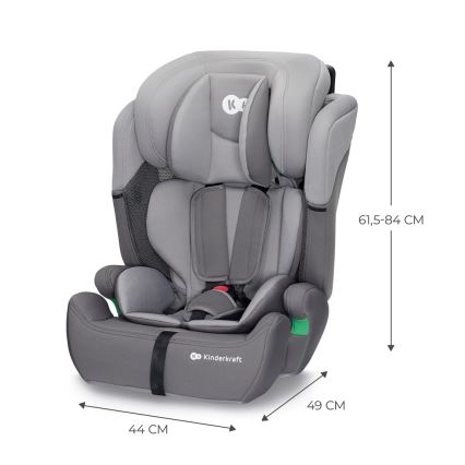 KINDERKRAFT - Κάθισμα αυτοκινήτου COMFORT UP i-Size (76-150 cm) ανοιχτό γκρι