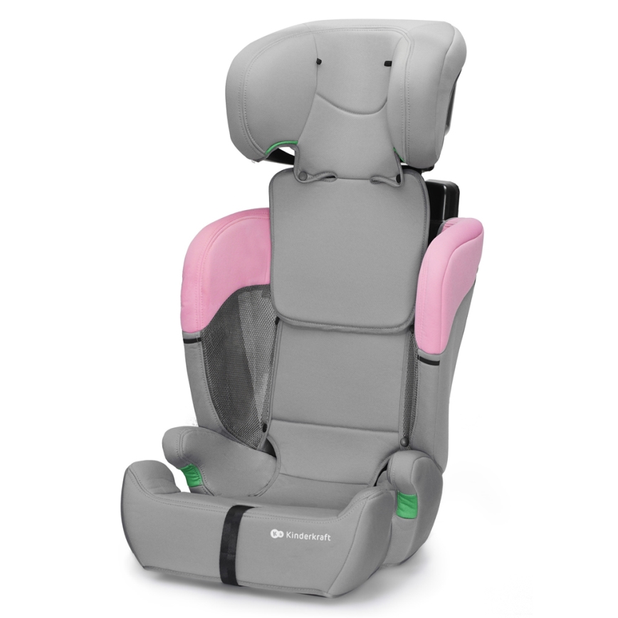 KINDERKRAFT - Κάθισμα αυτοκινήτου COMFORT UP i-Size (76-150 cm) γκρι/ροζ