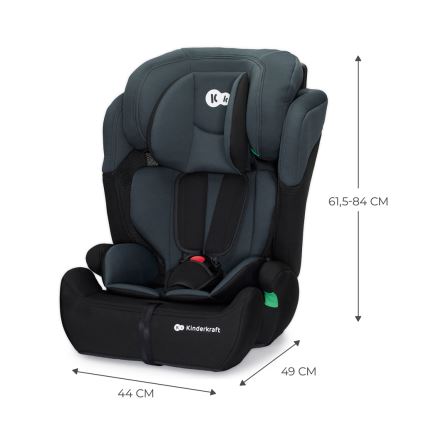 KINDERKRAFT - Κάθισμα αυτοκινήτου COMFORT UP i-Size (76-150 cm) σκούρο γκρι