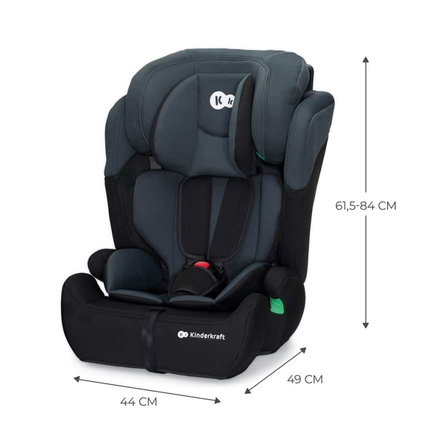 KINDERKRAFT - Κάθισμα αυτοκινήτου COMFORT UP i-Size (76-150 cm) σκούρο γκρι