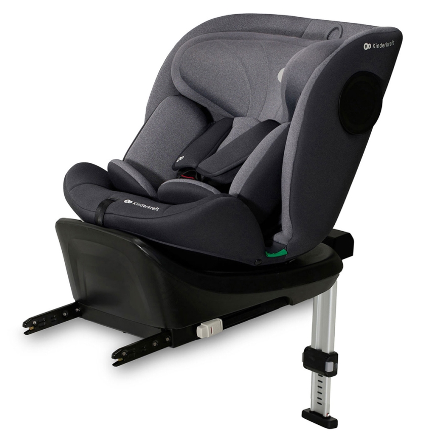 KINDERKRAFT - Κάθισμα αυτοκινήτου I-360 i-Size (40-150 cm) γκρι