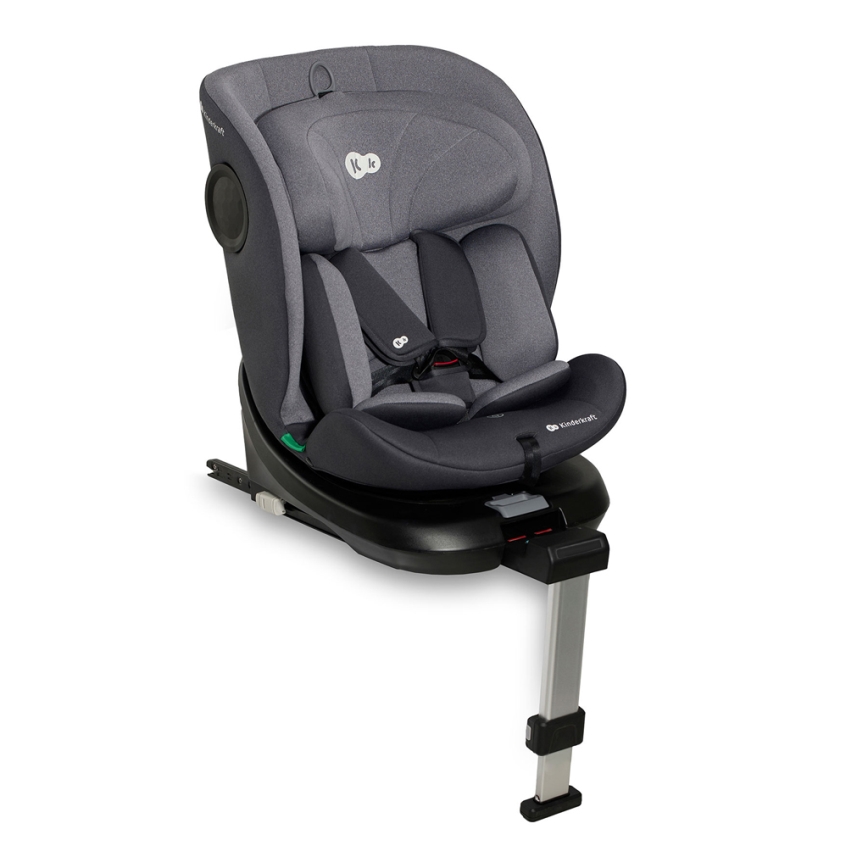 KINDERKRAFT - Κάθισμα αυτοκινήτου I-360 i-Size (40-150 cm) γκρι
